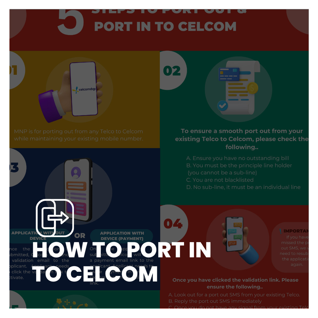 How To Port In Celcom
